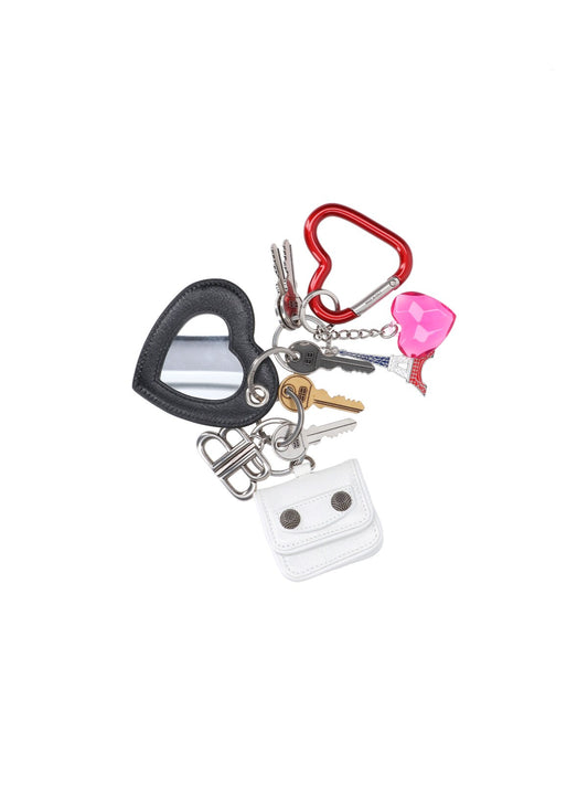 Logo charm keyring