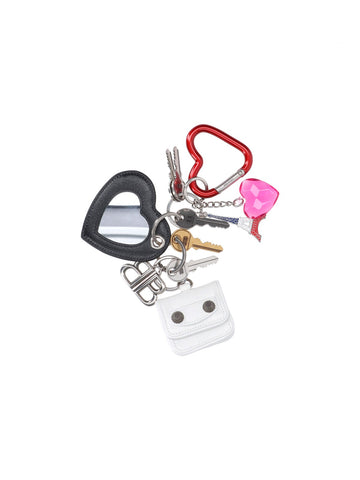 Logo charm keyring