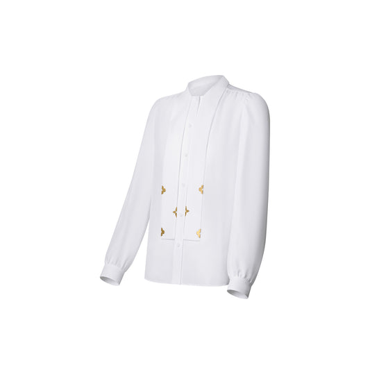 LV Night Lavaliere Blouse