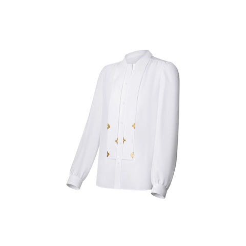 LV Night Lavaliere Blouse