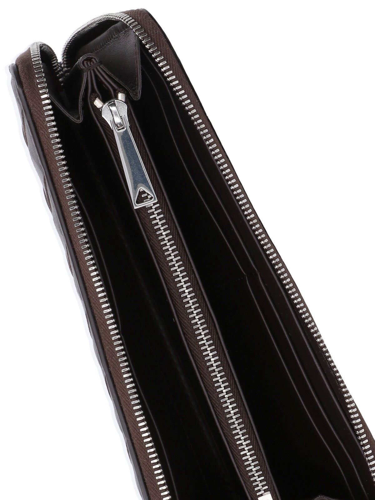 'Intrecciato' zip wallet