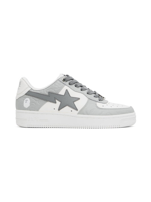 Gray & White STA #4 Sneakers
