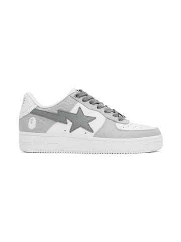 Gray & White STA #4 Sneakers