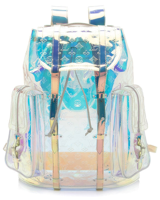 Louis Vuitton Clear, Multi Leather, PVC Iridescent GM (Authentic Pre-Loved)