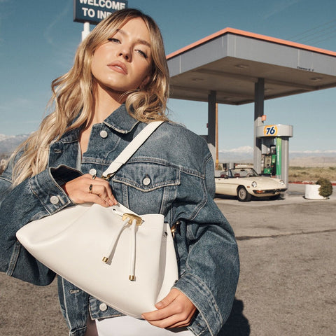 Cinch M Latte Leather Bag