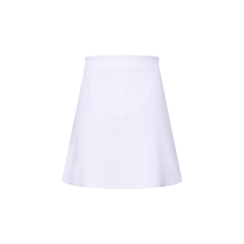 Technical Jersey Mini Wrap Skirt - 1