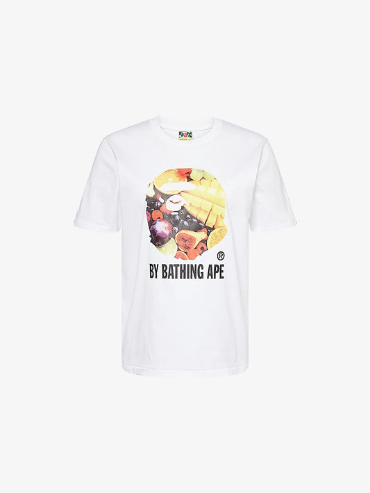 Fruit-Print Round-Neck Cotton-Jersey T-Shirt