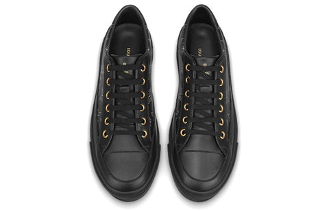 (WMNS) LOUIS VUITTON Stellar Sneakers 'Black with White Sketch Monogram' 1A87TE