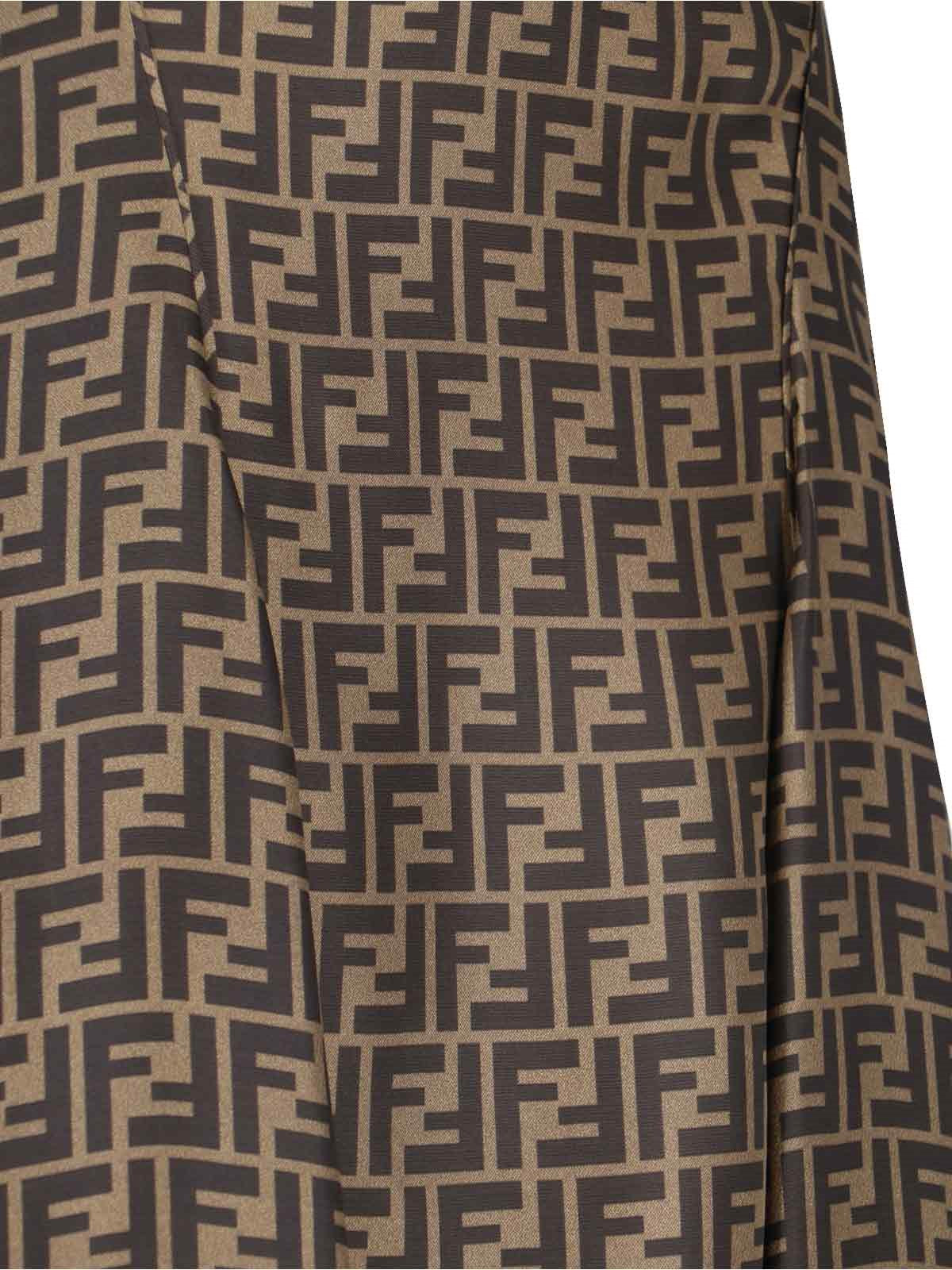 'FF' maxi skirt