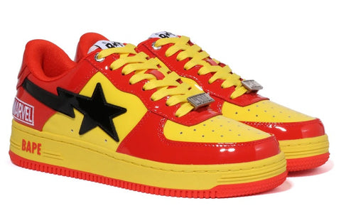 (WMNS) A BATHING APE x Marvel Bape Sta 'Red Yellow Black' 1I73-291-902