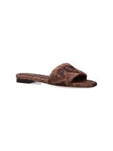 Velvet sandals "Sunshine"
