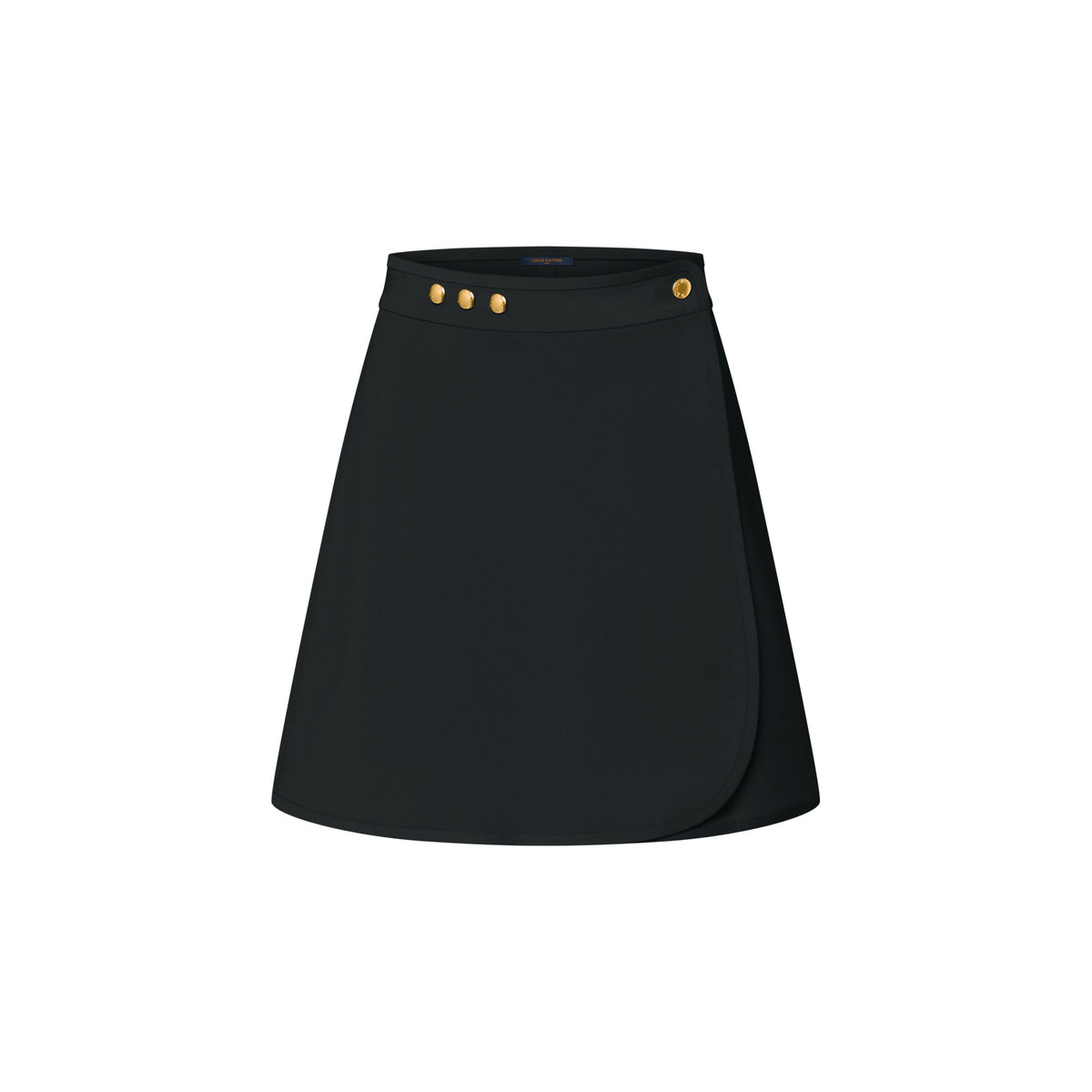 Technical Jersey Mini Wrap Skirt