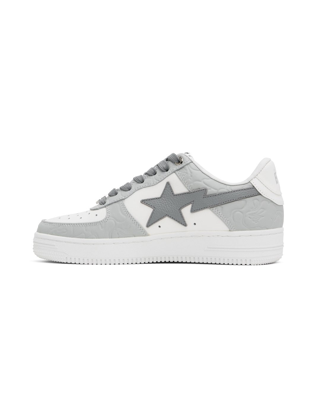 Gray & White STA #4 Sneakers
