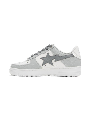 Gray & White STA #4 Sneakers
