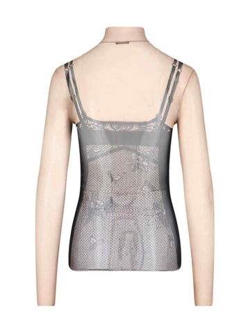 Trompe-l'œil lingerie top