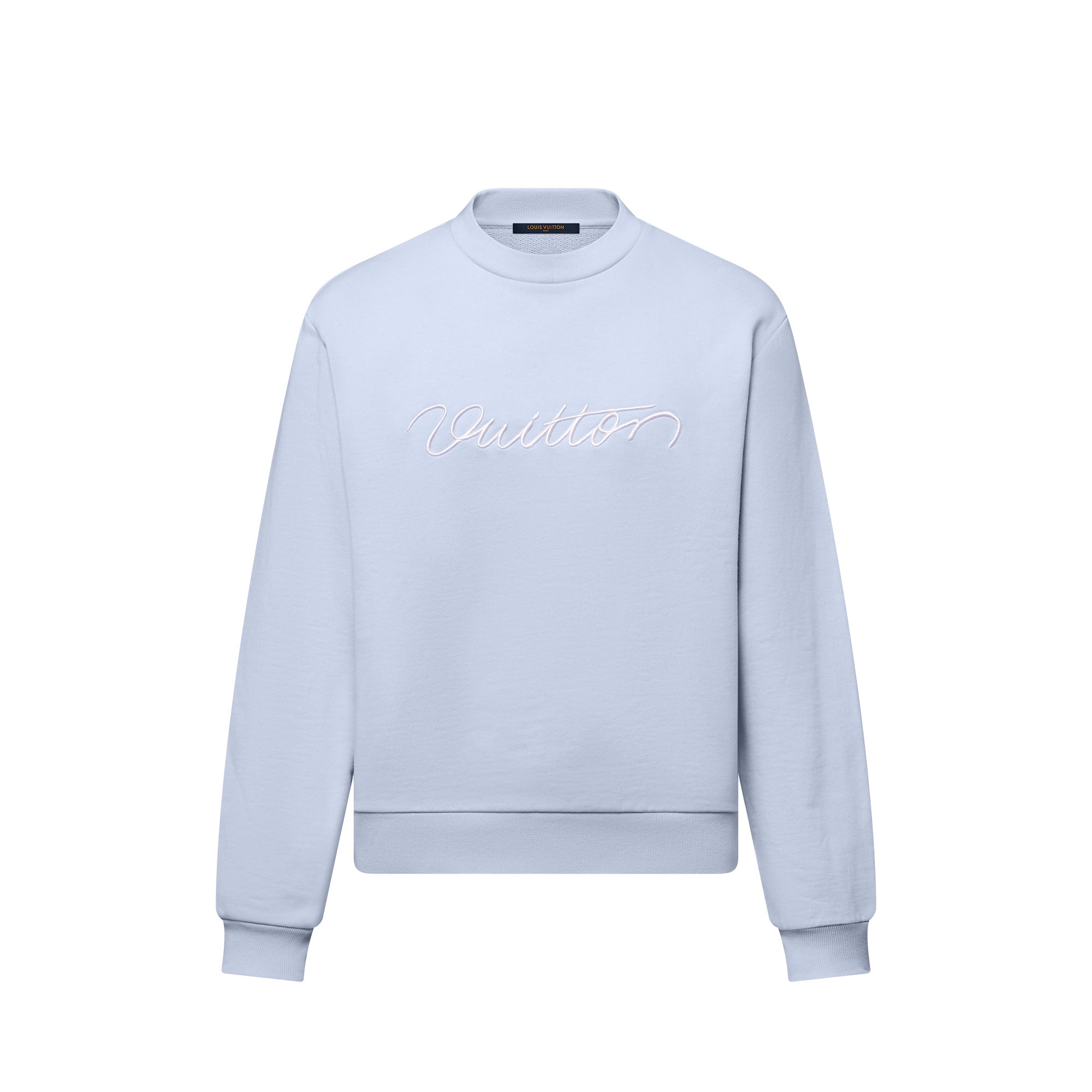 Embroidered Cotton Crewneck