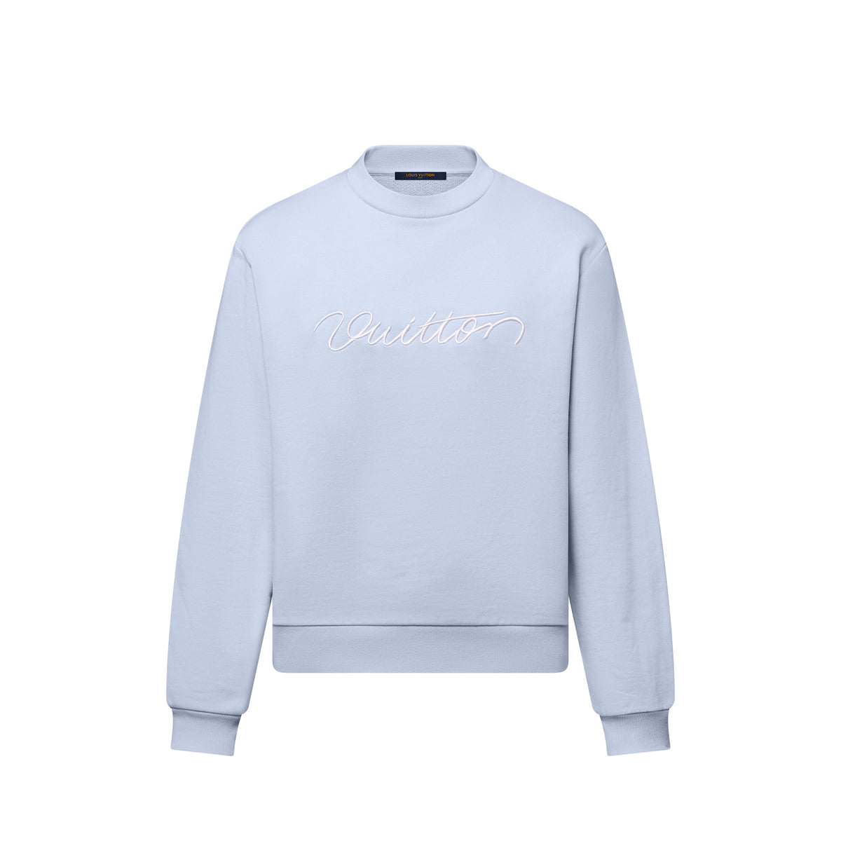 Embroidered Cotton Crewneck