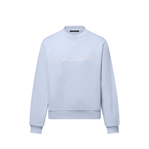 Embroidered Cotton Crewneck