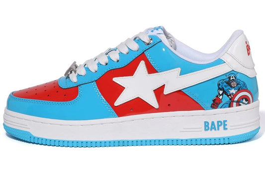 (WMNS) A Bathing Ape x Marvel Bape sta 'Captain America' 1I73-291-903