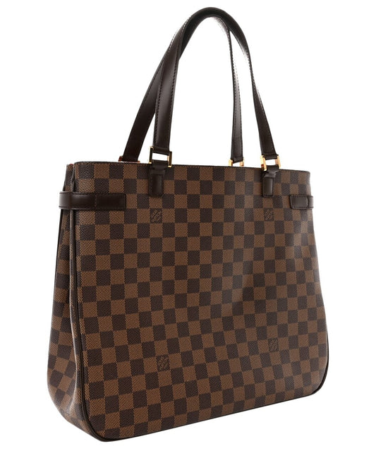 Louis Vuitton Brown Damier Ebene Coated Canvas Uzes (Authentic Pre-Owned)