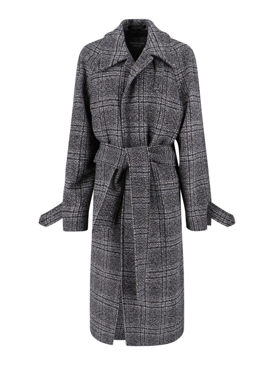 'One Layer' wool coat