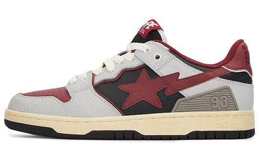 (WMNS) A Bathing Ape Sk8 Sta #4 'Red Off White' 1I20-291-020