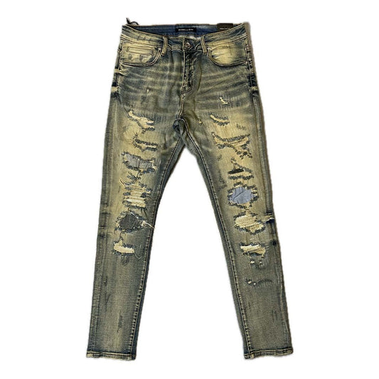Embellish Wren Sand Wash Denim Jeans